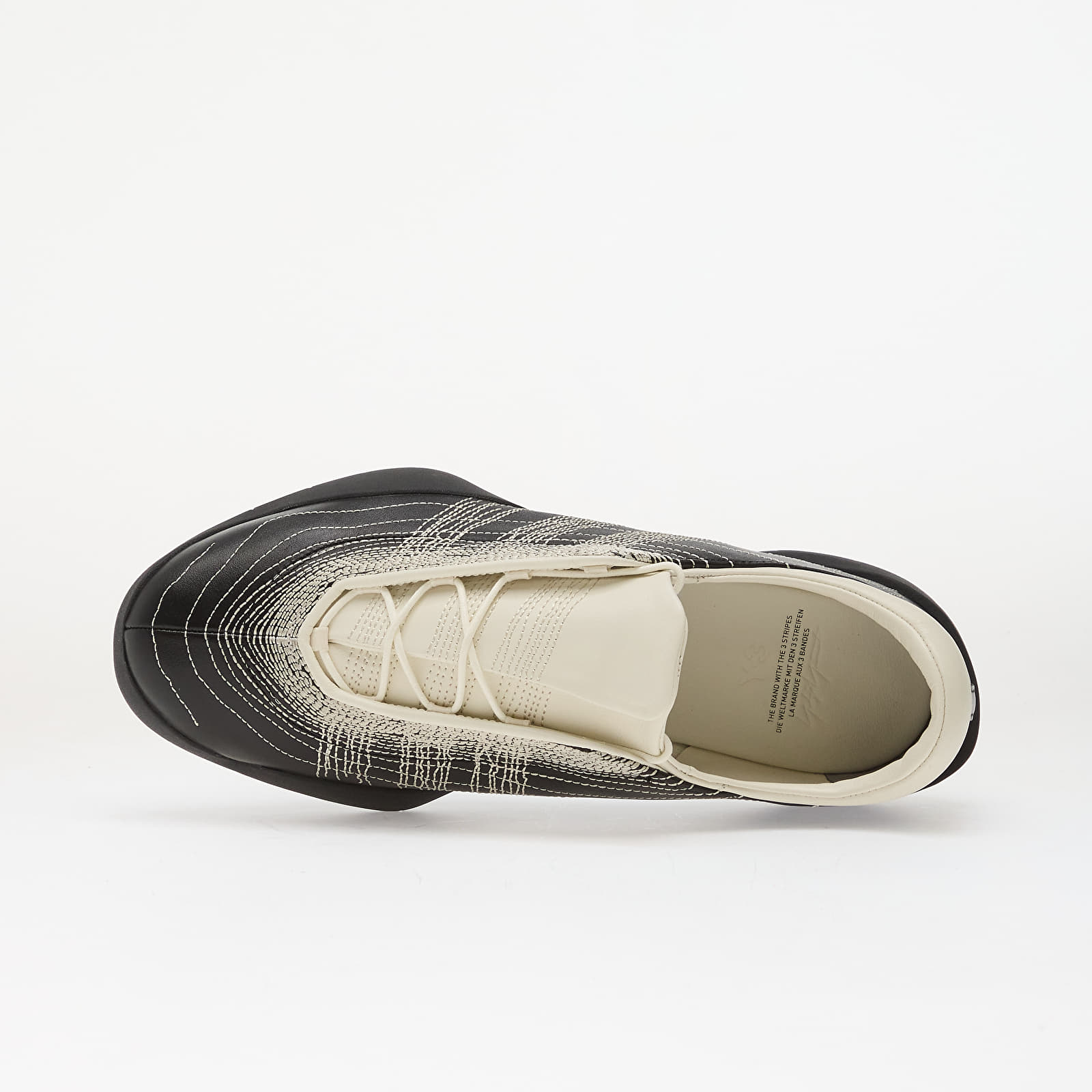 Men's shoes Y-3 Regu Embroidery Black/ Aluminum/ Off White