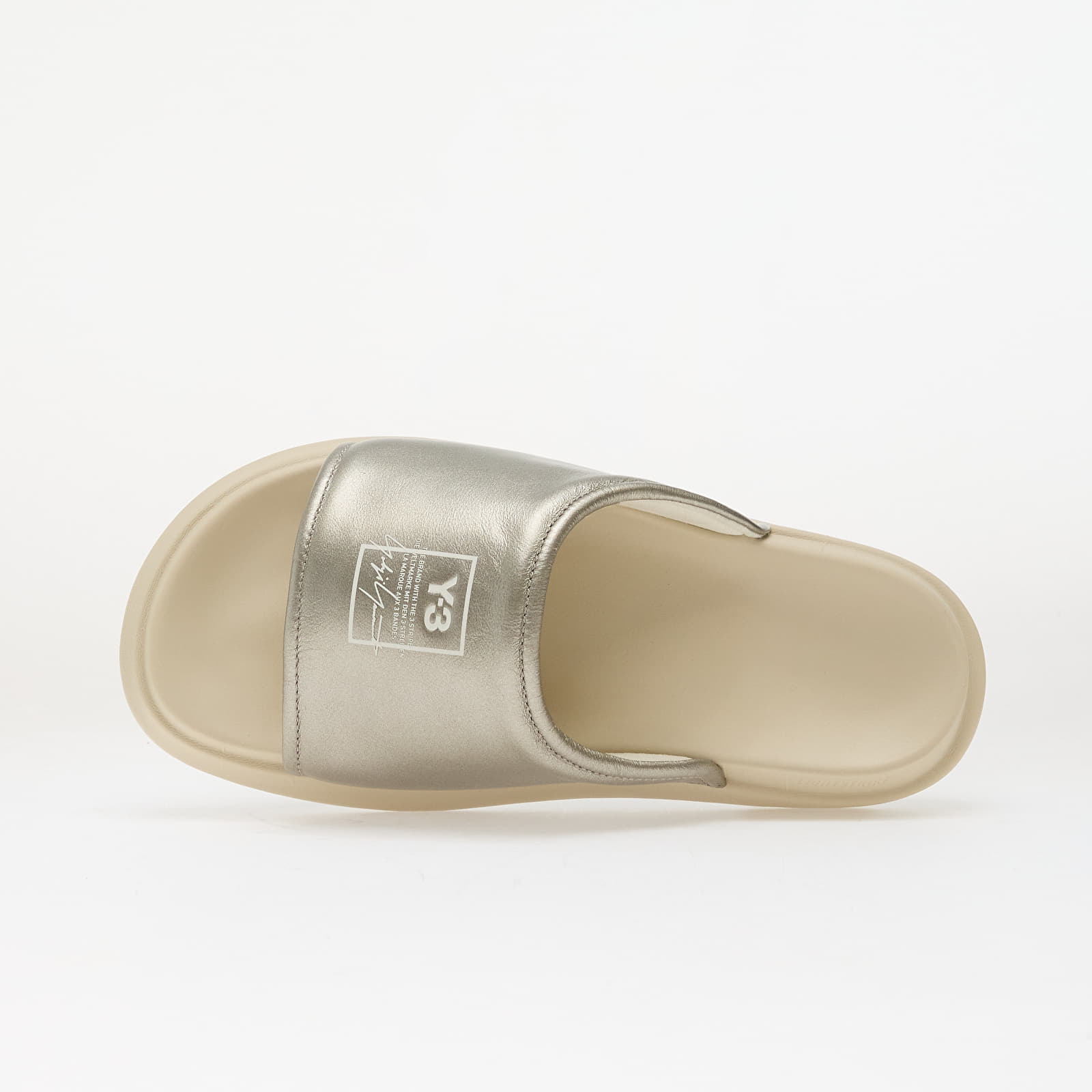 Men's shoes Y-3 Slide Silver Met./ Silver Met./ Aluminum