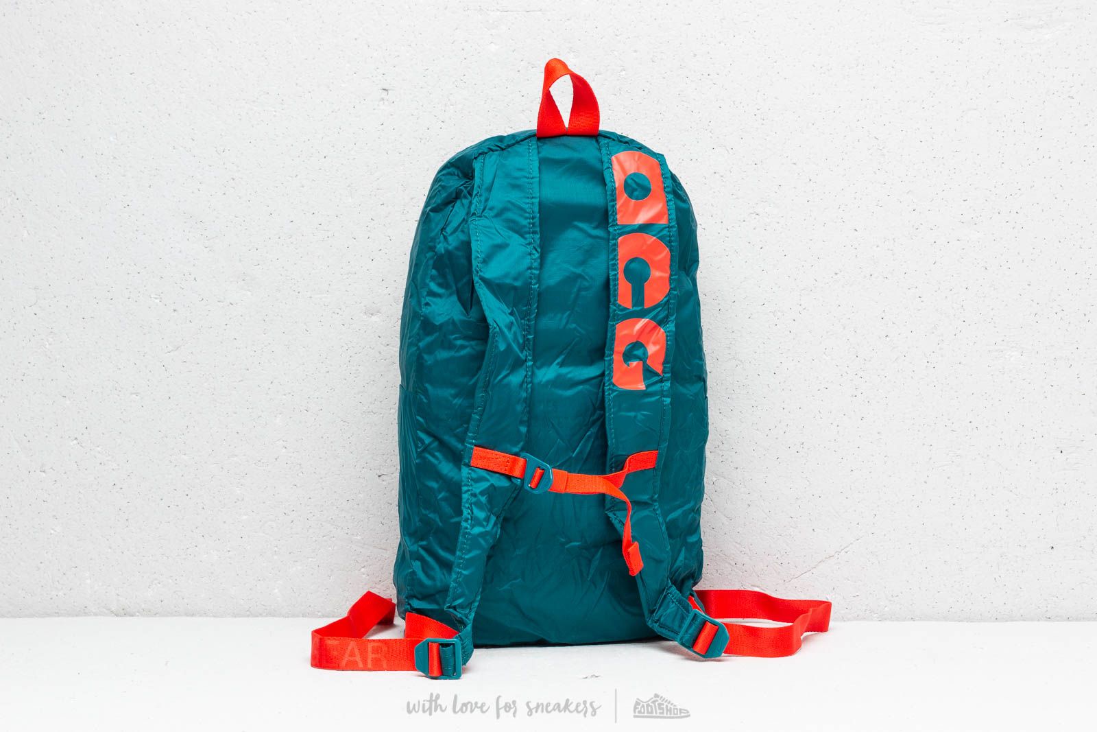 Backpacks Nike ACG Packable Backpack Teal Yellow Red Footshop