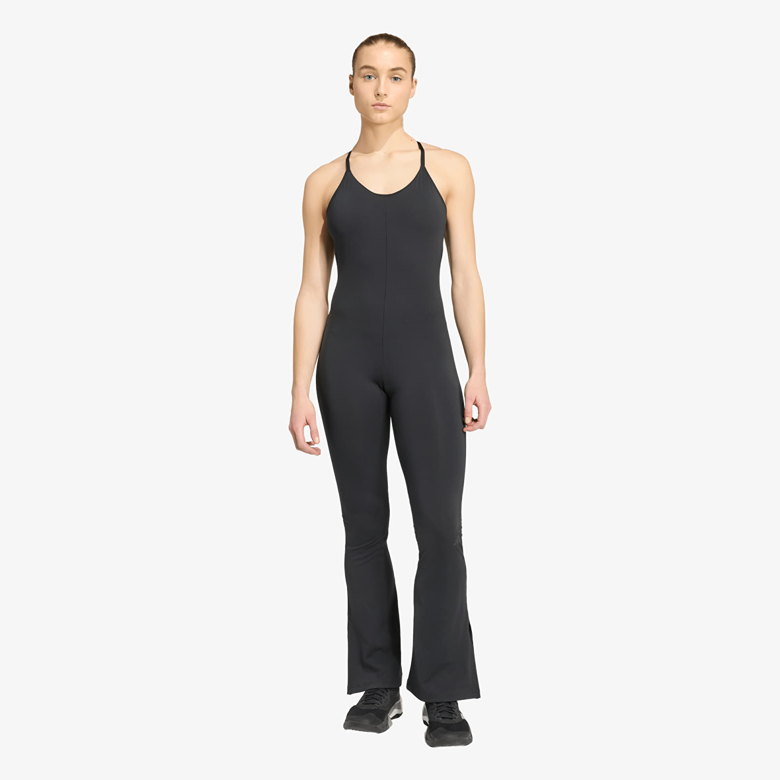 Женские комбинезоны adidas All Me Flare Onesie Black