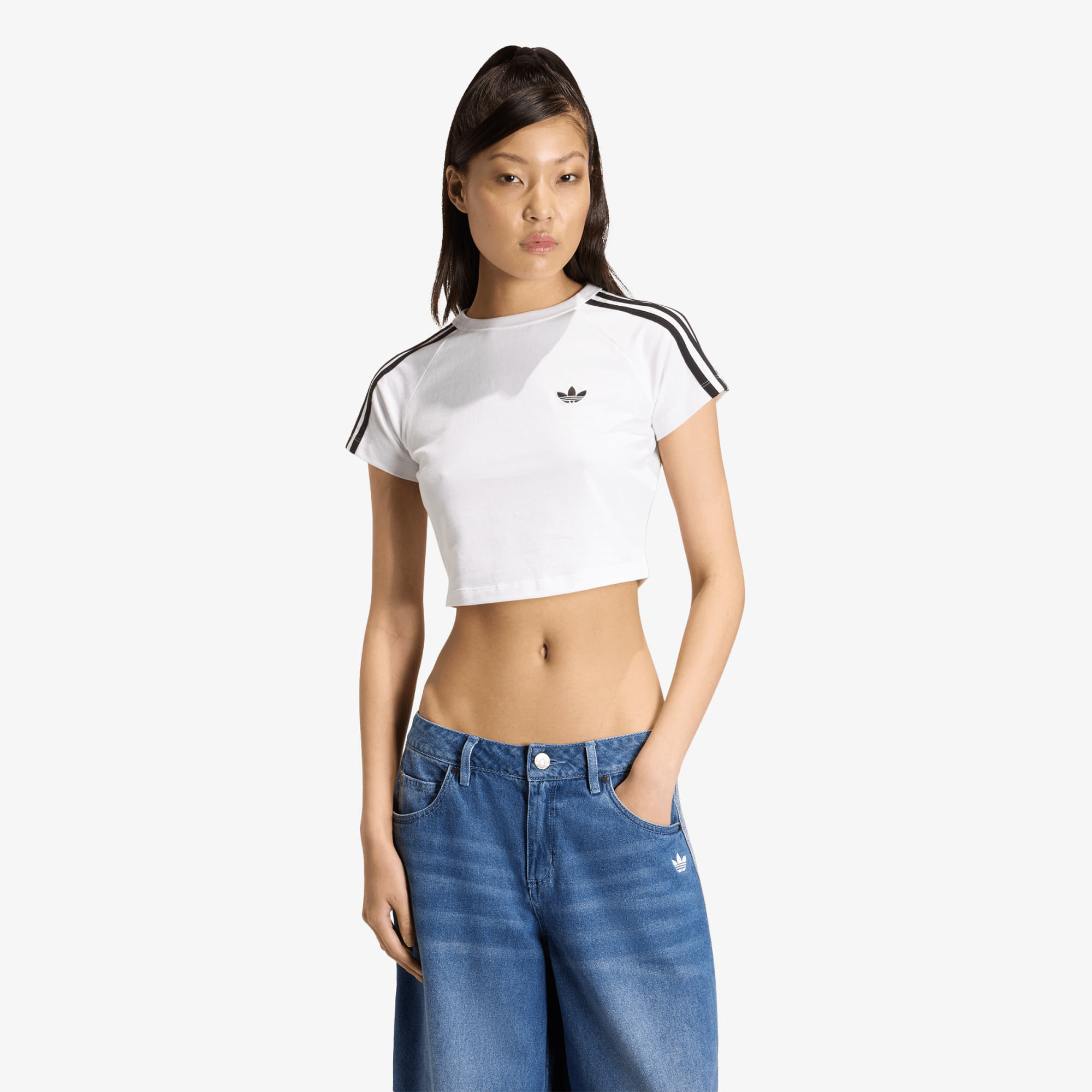 Tricou adidas SST Baby T-shirt White/ White/ Black M
