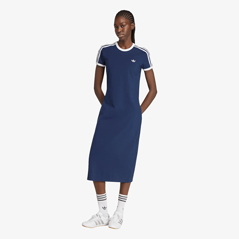 Kleid adidas 3 Stripes Dress (slim) Night Indigo/ White