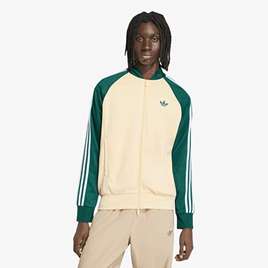 Sweatshirt adidas Sst Track Top Warm Vanilla/ Collegiate Green