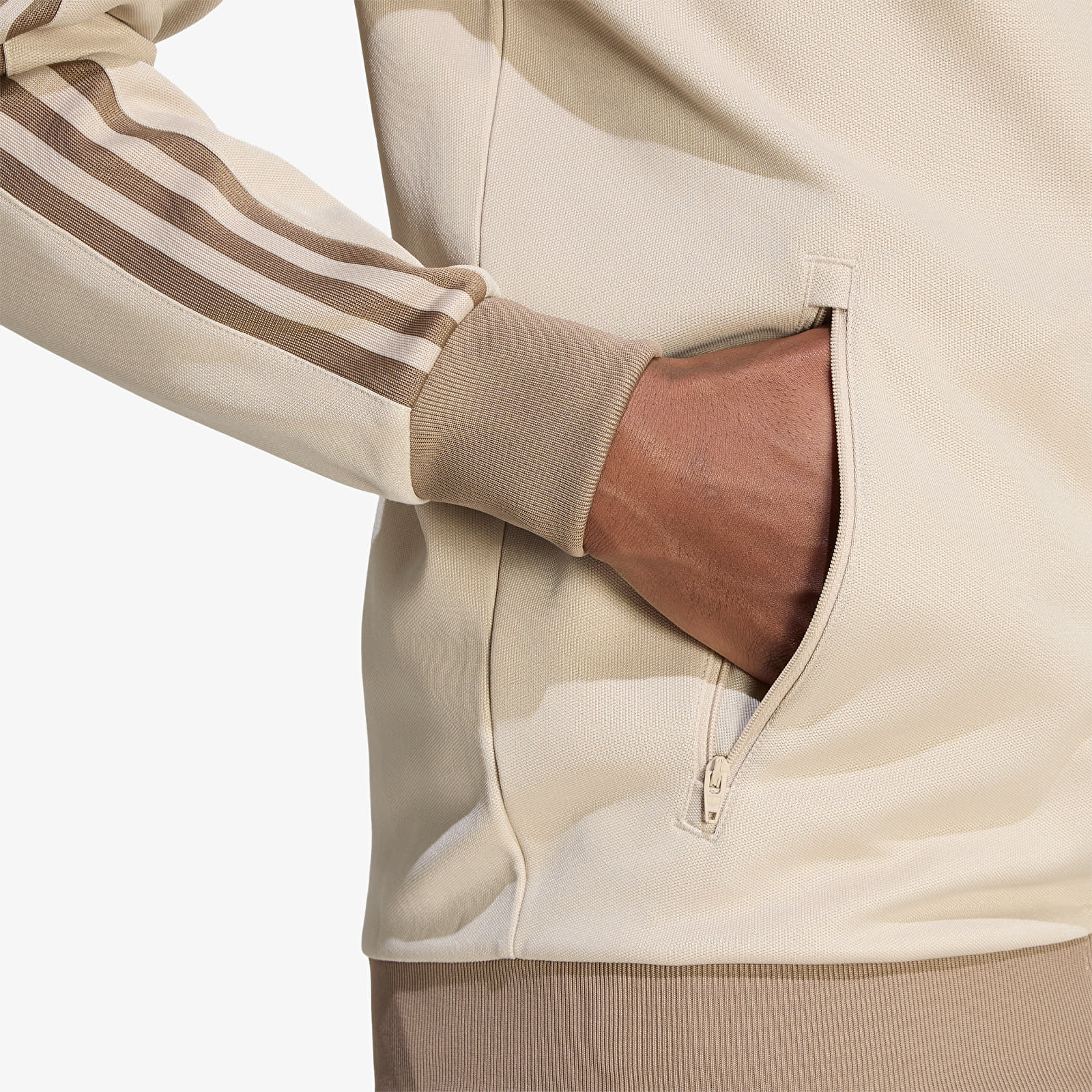 Men's hoodies adidas Classic Track Top Khaki Three