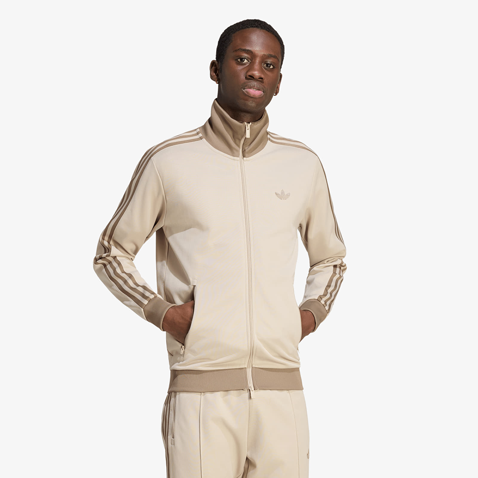 Men's hoodies adidas Classic Track Top Khaki Three