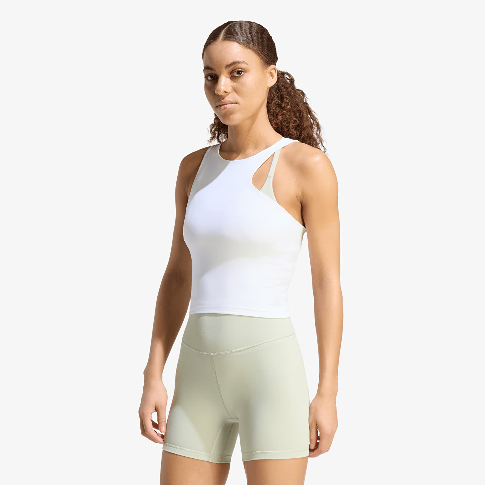 Women's tank tops adidas All Me Tank Top White