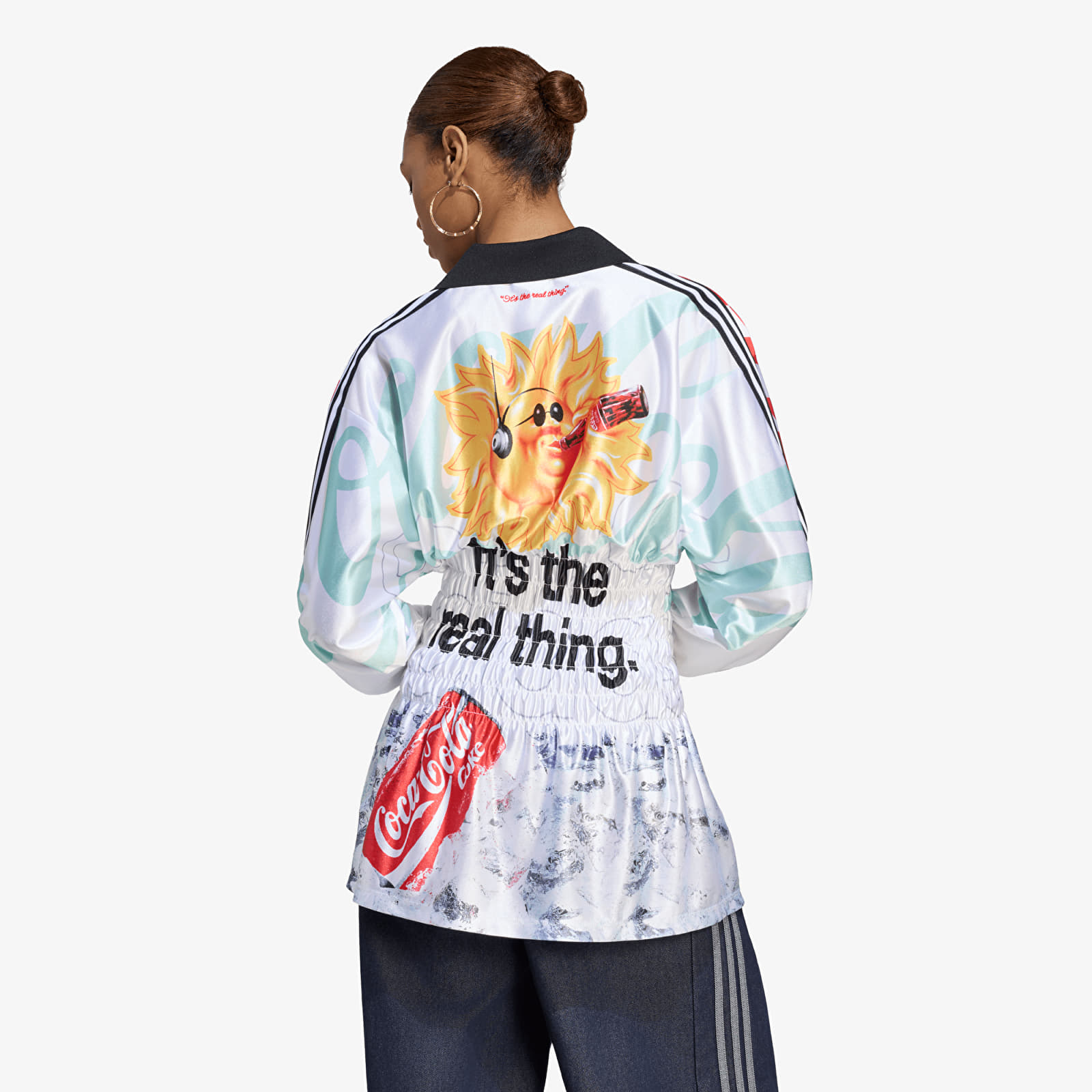 Dresi adidas x Coca Cola Mash Up Smocked Jersey White/ Multicolor