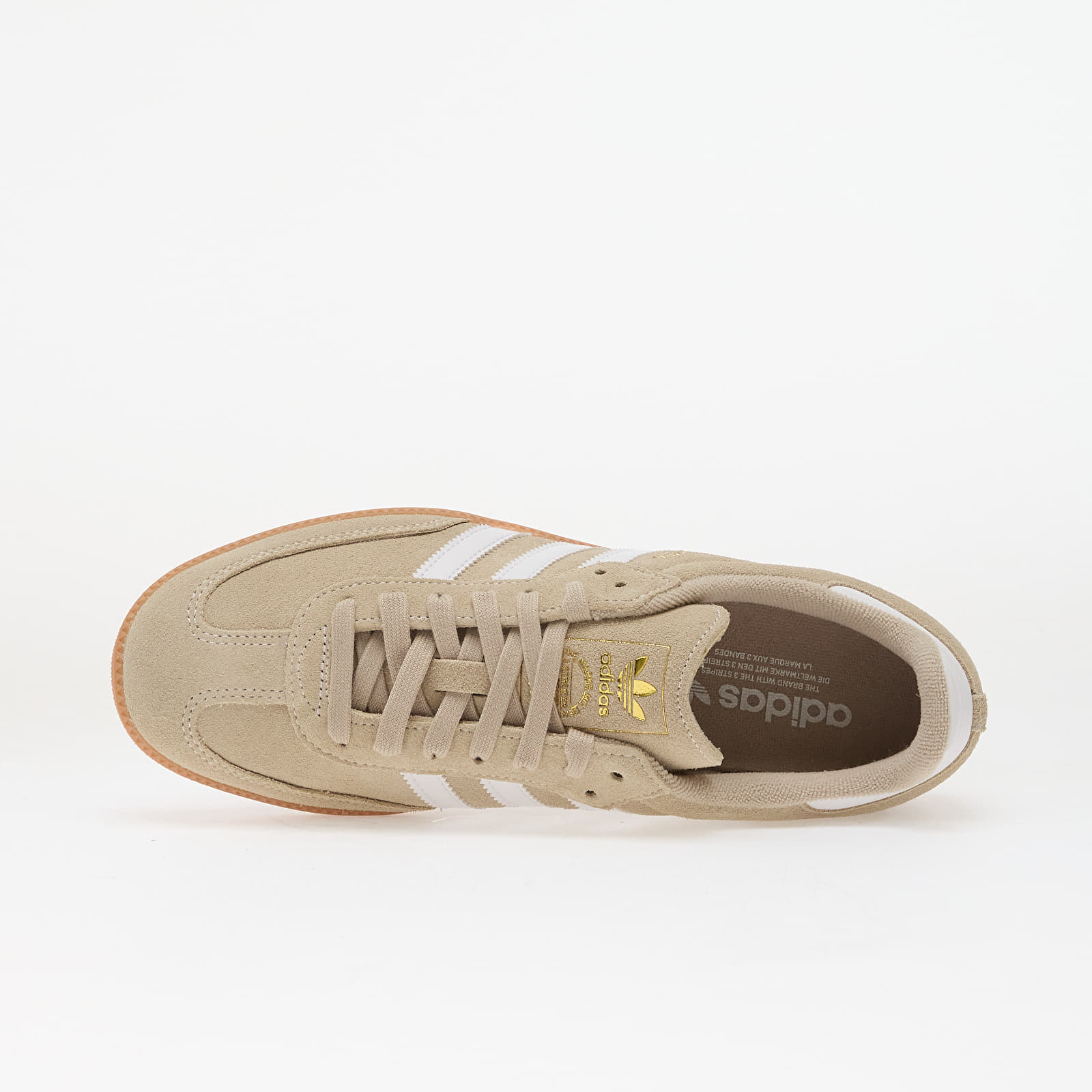 Herren Sneaker und Schuhe adidas Samba OG Khaki Three/ Ftwr White/ Gum 2