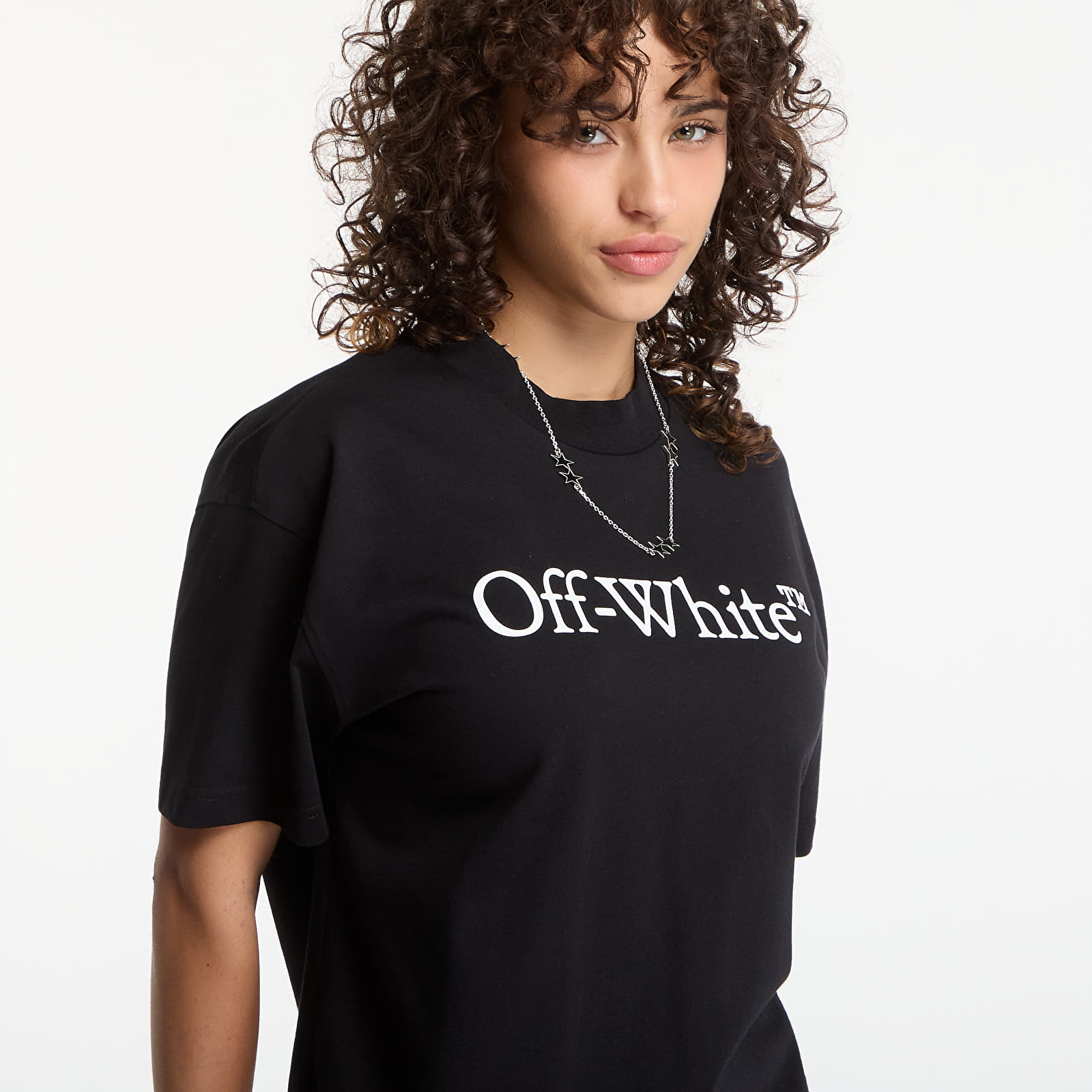 T-shirts Off-White Big Logo Bookish Regular Tee Black