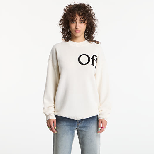 Свитер Off-White Bookish Shared Knit Crew UNISEX Ivory Black