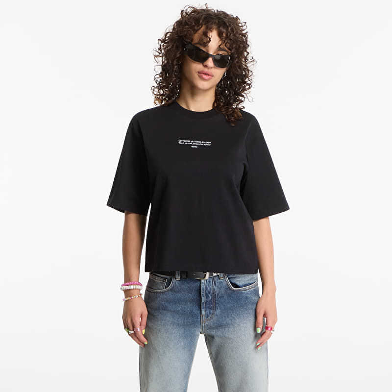 Off-White Statement Boxy Tee Black