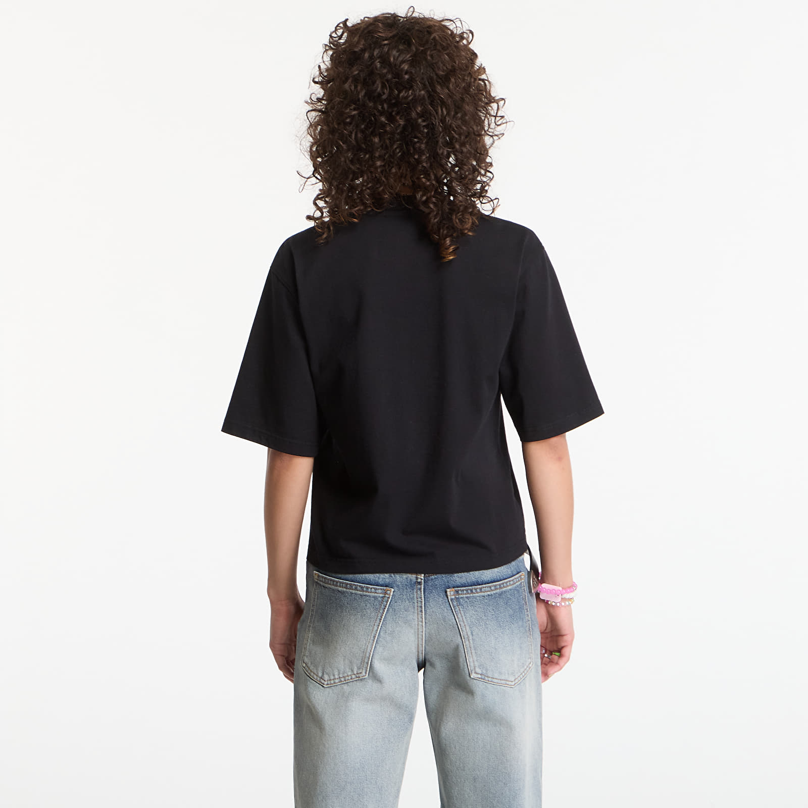 T-paidat Off-White Statement Boxy Tee Black