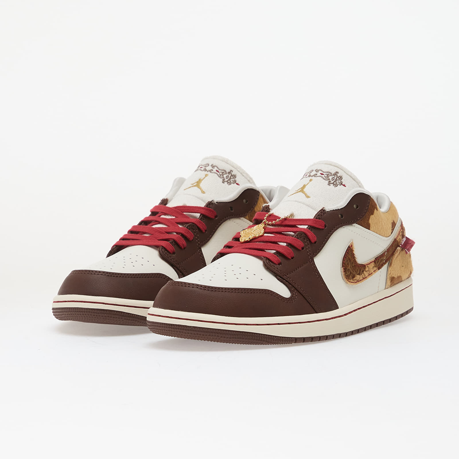 Meeste kingad Air Jordan 1 Low SE Lunar New Year Sail/ Hemp-Sail-Lt Chocolate