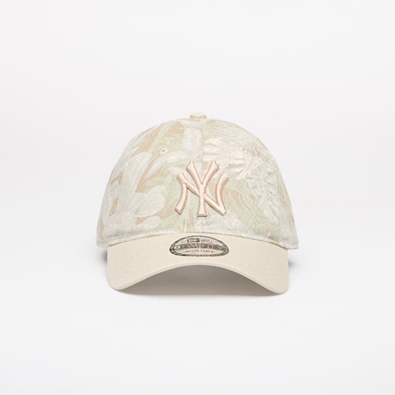Casquette New Era 9TWENTY MLB Leafy Palm New York Yankees Stone