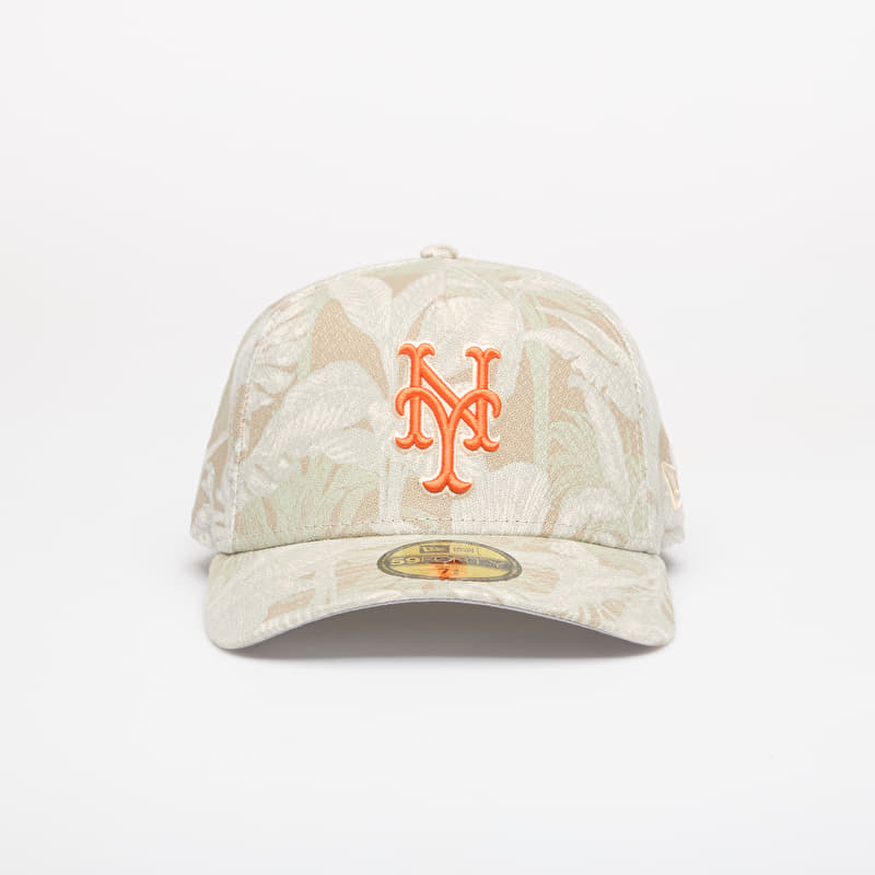 Casquette New Era 59FORTY MLB Leafy Palm New York Mets Stone