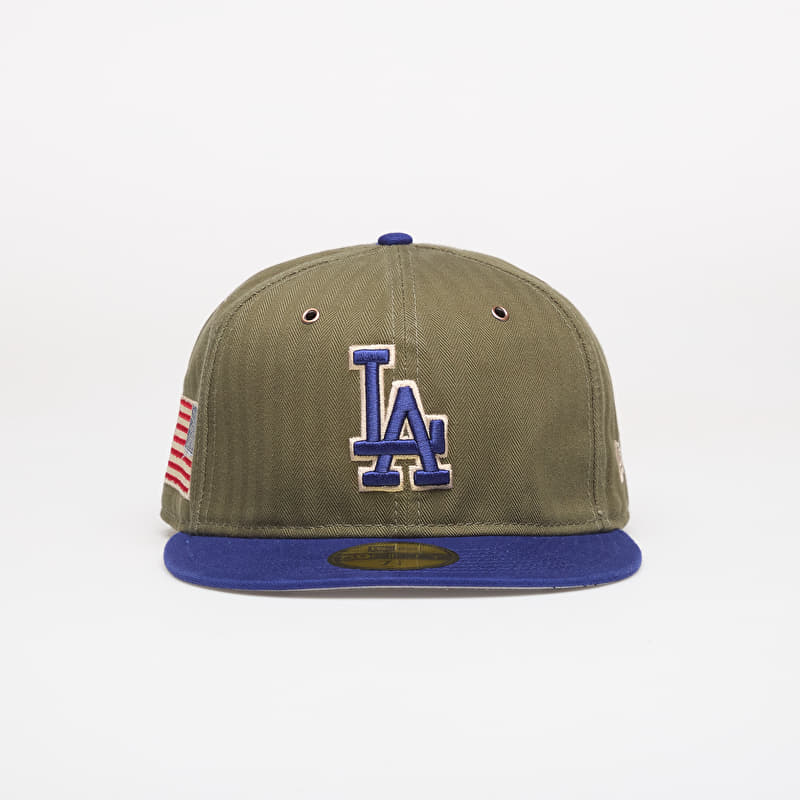 Casquette New Era 59FIFTY MLB American Herringbone Los Angeles Dodgers Official Team Color