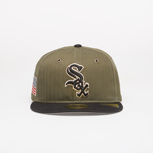 New Era 59FIFTY MLB American Herringbone Chicago White Sox Official Team Color