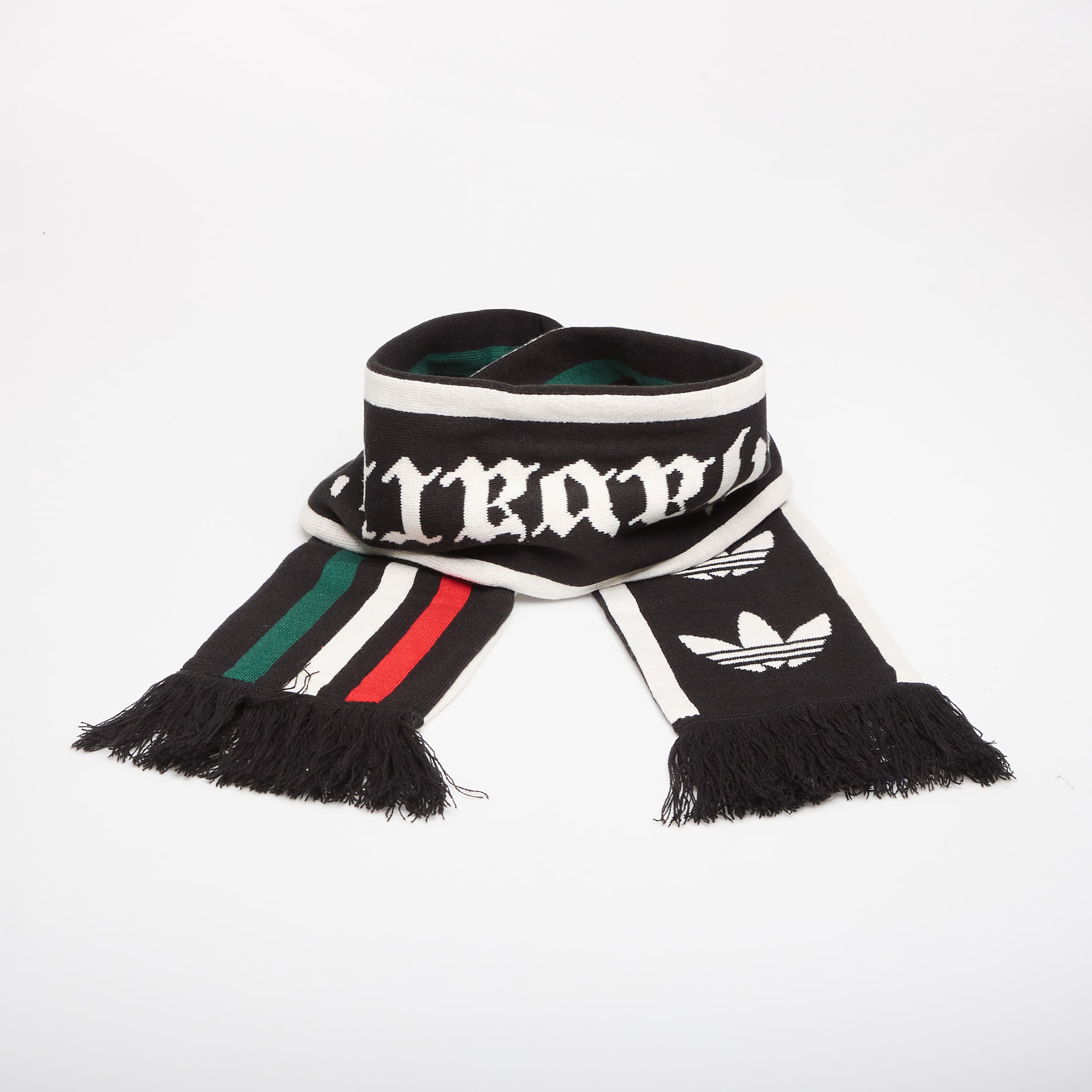 adidas x Willy Chavarria Soccer Scarf Black/ Better Scarlet/ Collegiate Green Universal