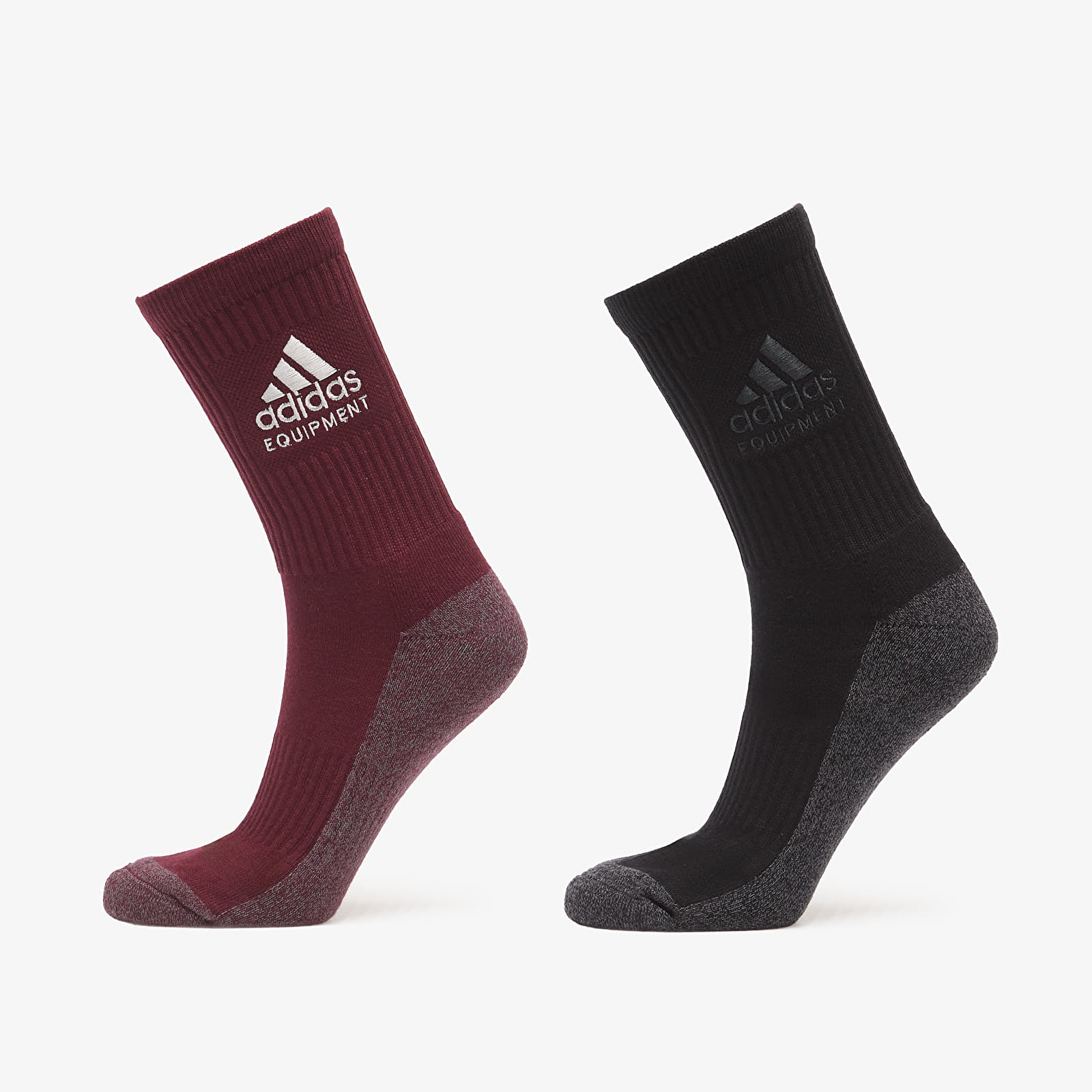 Socks adidas 2-Pack Crew Socks Black/ Maroon