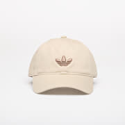 adidas Adicolor Classic Trefoil Baseball Cap Khaki Three