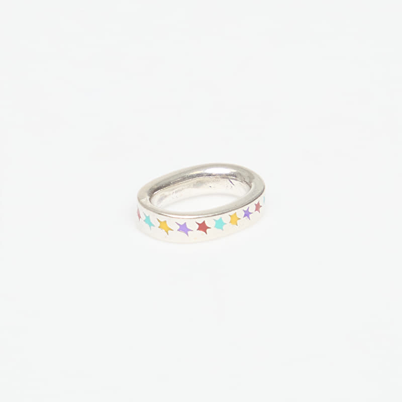 TwoJeys Enameled Multicolor Icon Link M Silver
