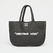 Off-White Jitney Tote Quote Black