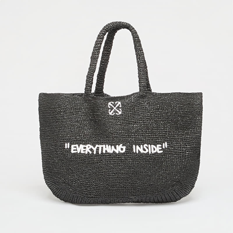 Tasche Off-White Jitney Tote Quote Black