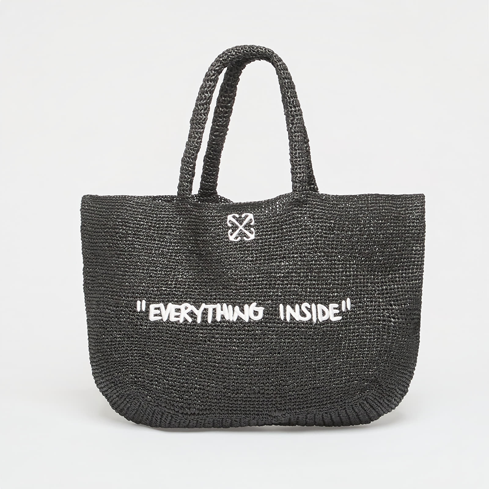 Crossbody bags Off-White Jitney Tote Quote Black