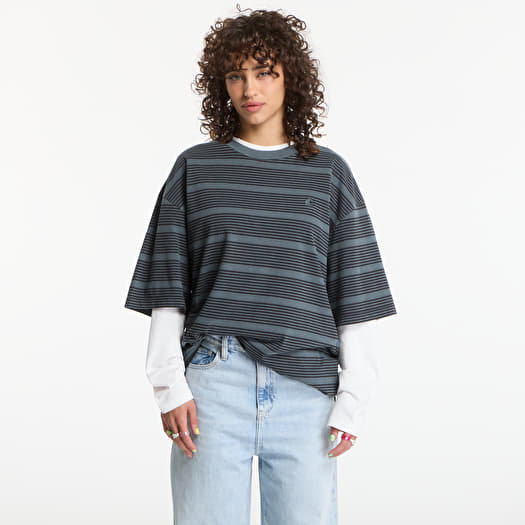 T-paita Carhartt WIP S/S Hanson T-Shirt UNISEX Hanson Stripe, Kale Green
