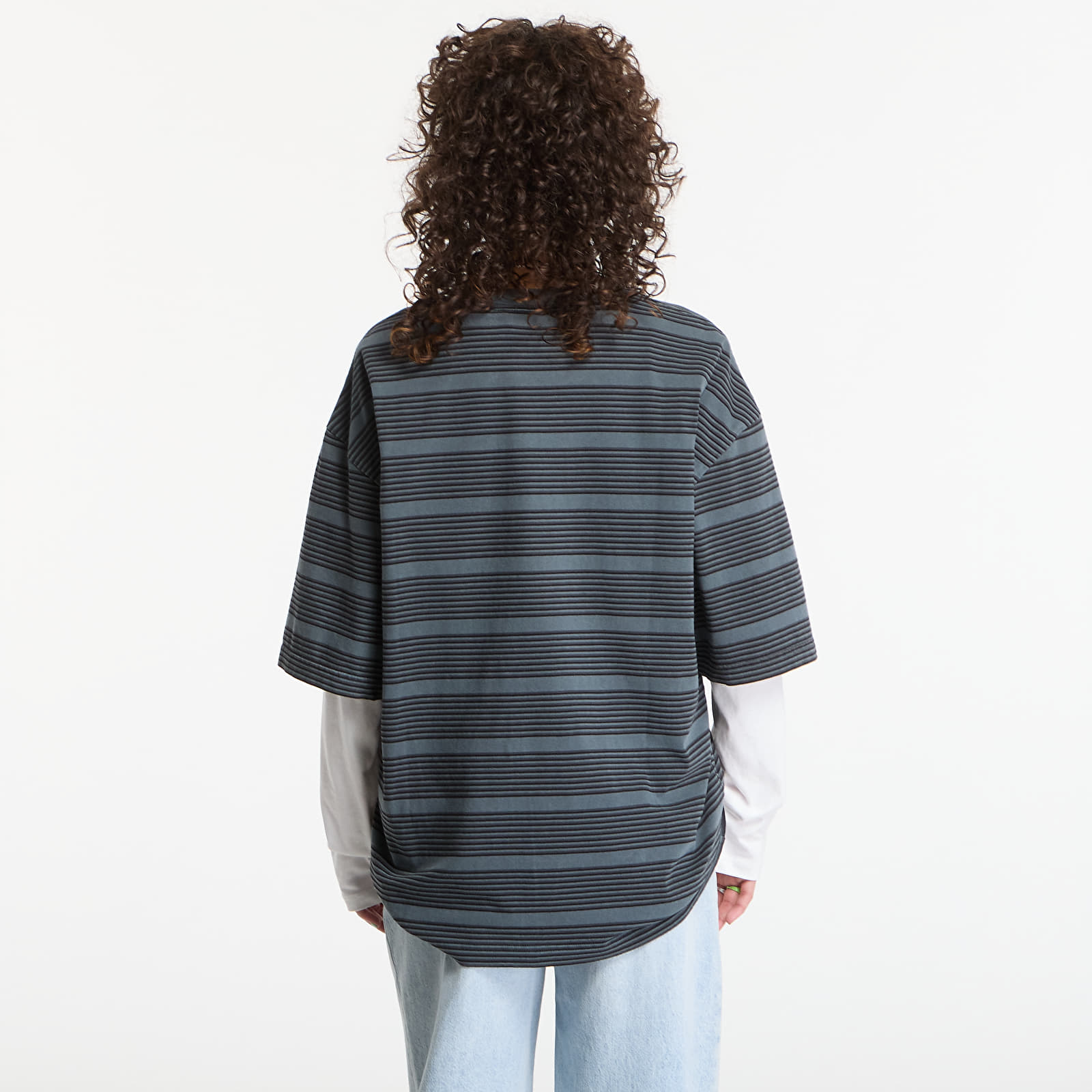 T-paidat Carhartt WIP S/S Hanson T-Shirt UNISEX Hanson Stripe, Kale Green