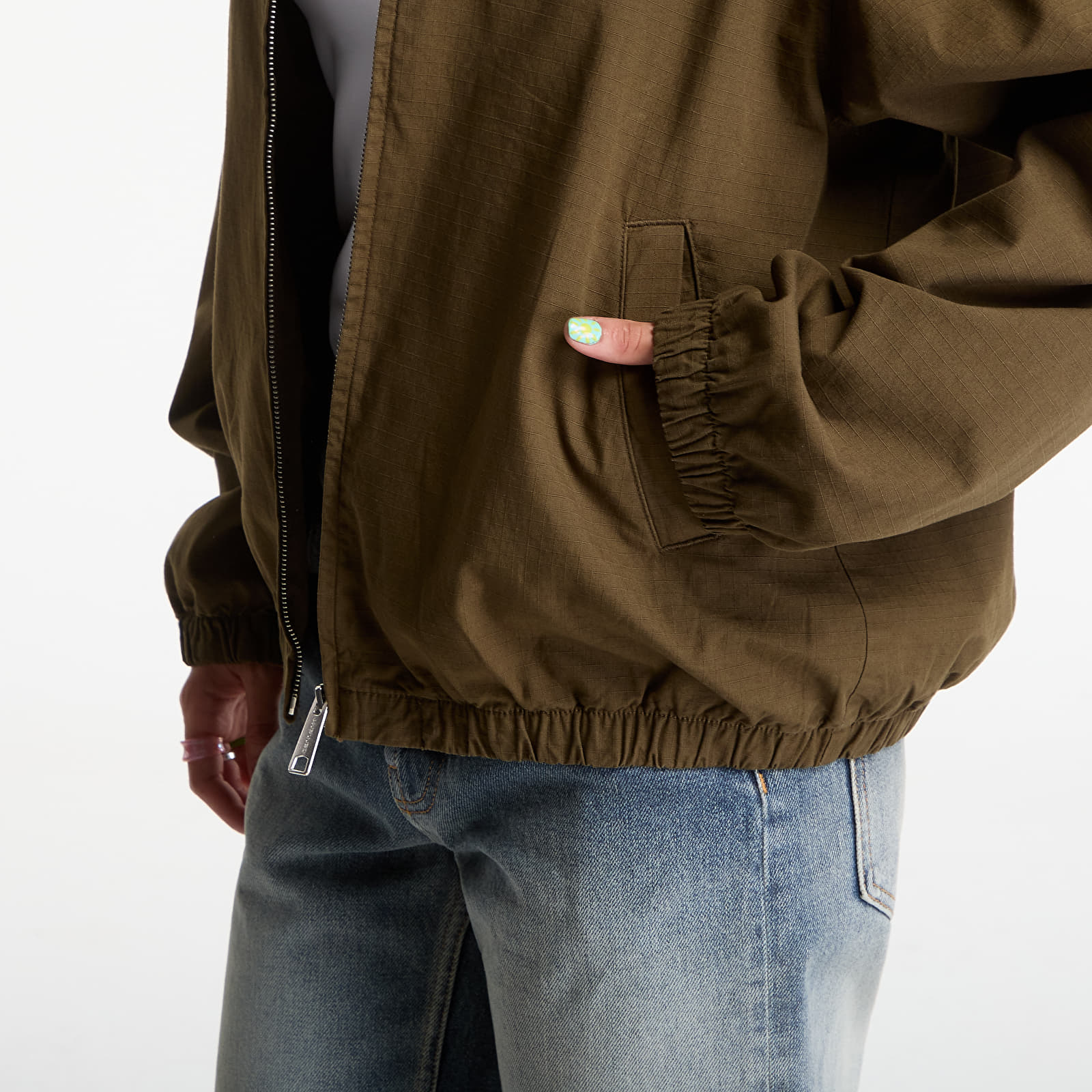 Jacken Carhartt WIP Madison Ripstop Jacket UNISEX Dark Beech/ Black Garment Dyed