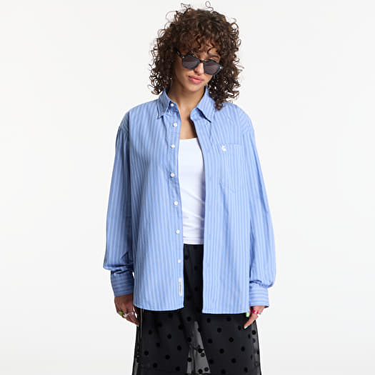 Paita Carhartt WIP L/S Keene Shirt UNISEX Keene Stripe, Curacao