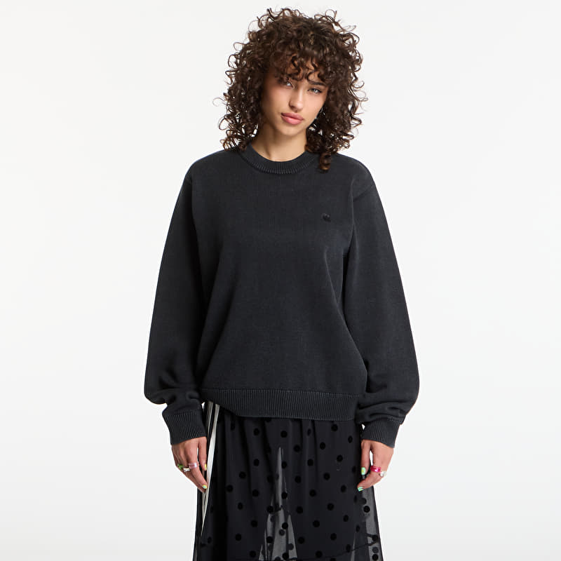 Sveter Carhartt WIP Kori Sweater UNISEX Black Garment Dyed