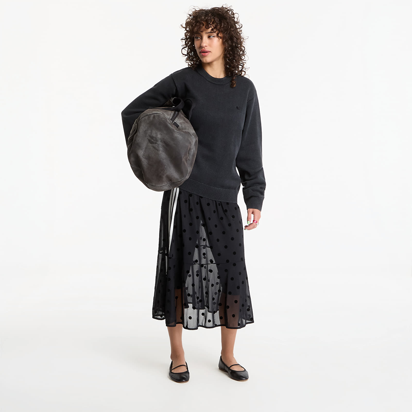 Sweaters Carhartt WIP Kori Sweater UNISEX Black Garment Dyed