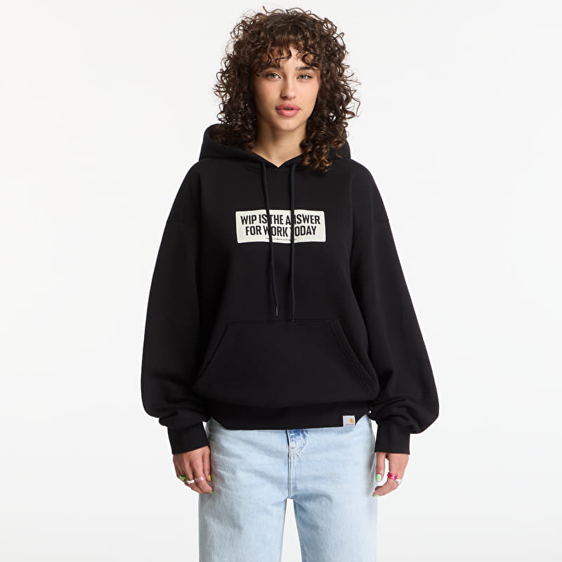 Sweatshirt Carhartt WIP Hooded Bumper Sticker Sweat UNISEX Black