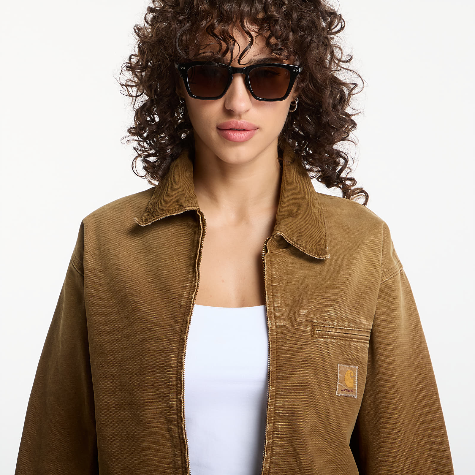 Jackets Carhartt WIP OG Detroit Jacket UNISEX Hamilton Brown/ Hamilton Brown Destroy Wash