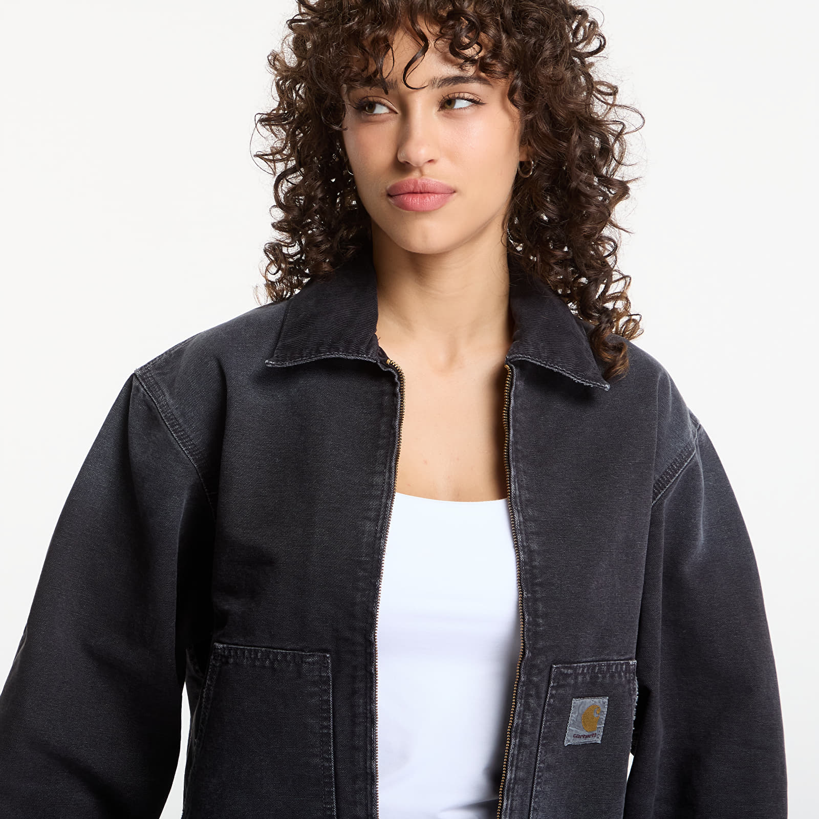 Jackets Carhartt WIP OG Arcan Jacket UNISEX Black/ Black Destroy Wash