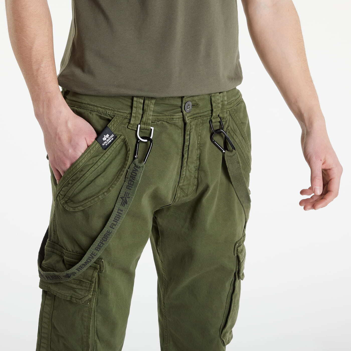Bukser for menn Alpha Industries Utility Pants Green