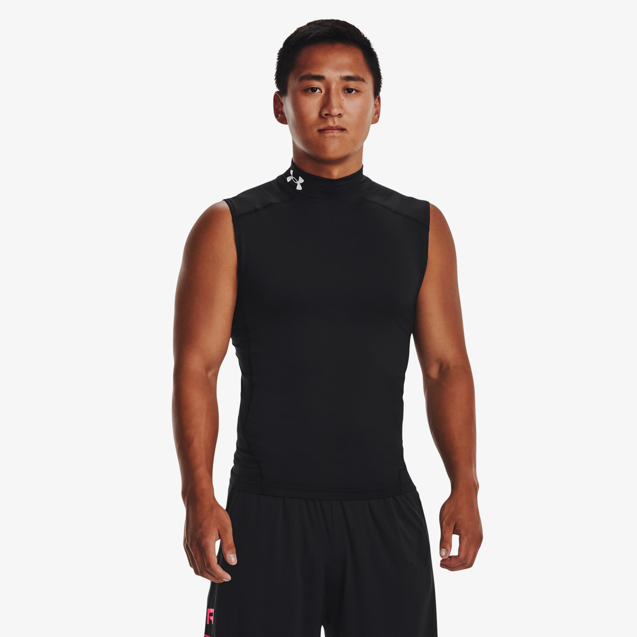 Tank top Under Armour Hg Armour Comp Mock Sl Black M