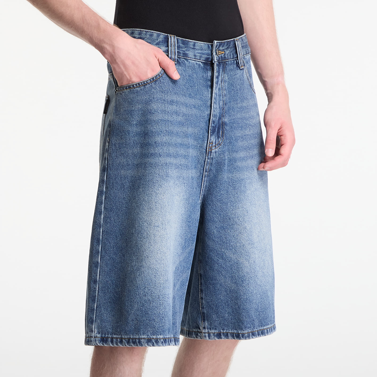 Shorts voor heren Wasted Paris Faded Casper Short Vintage Blue