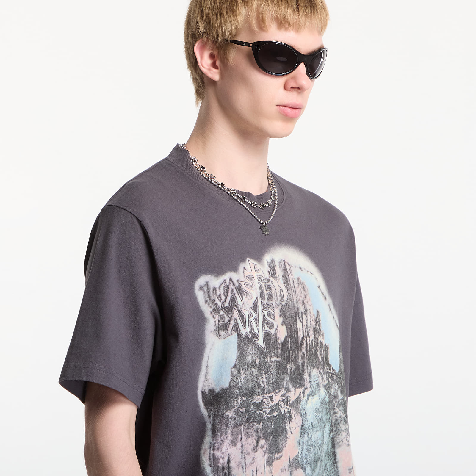 Trička Wasted Paris Helheim T-Shirt Old Black