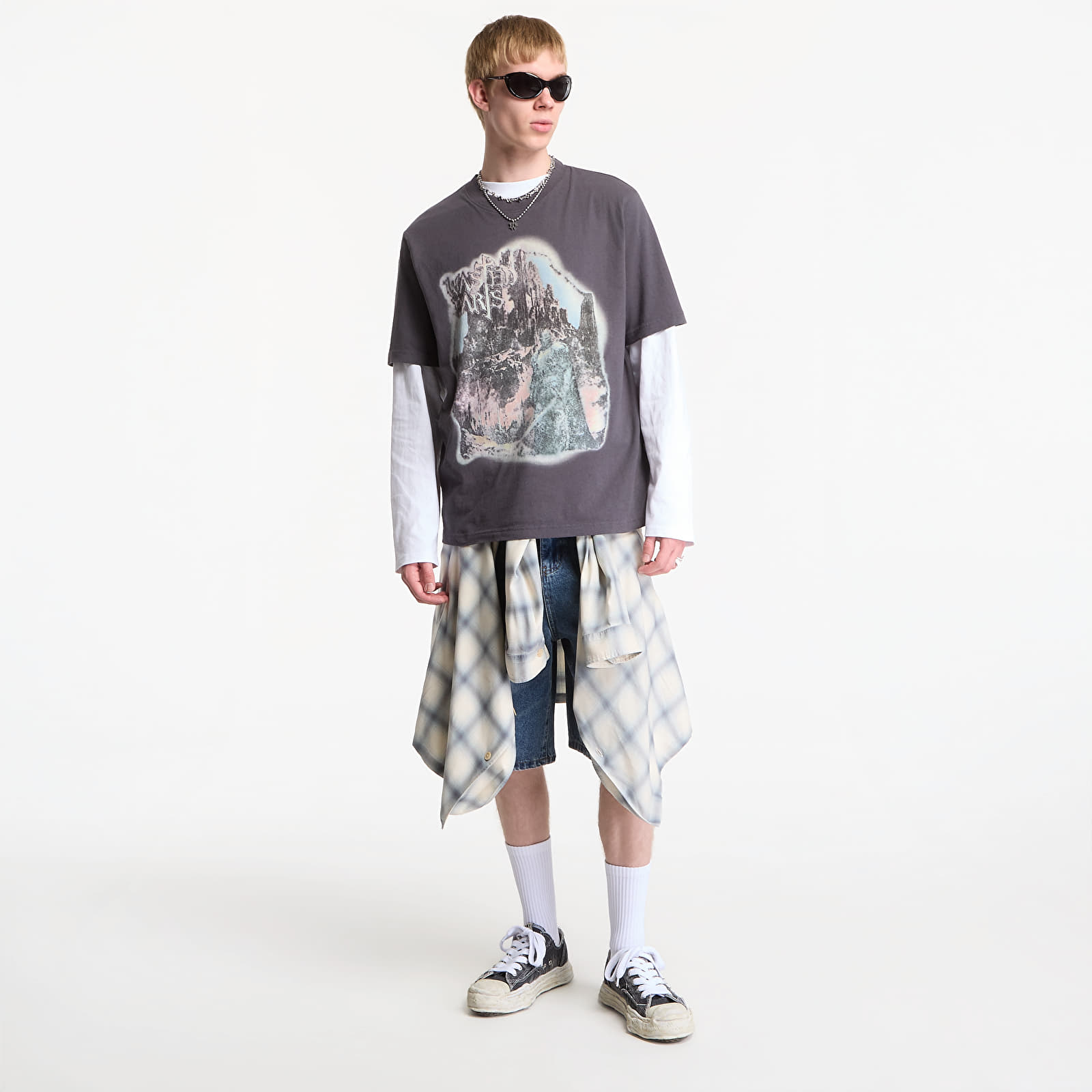 Trička Wasted Paris Helheim T-Shirt Old Black