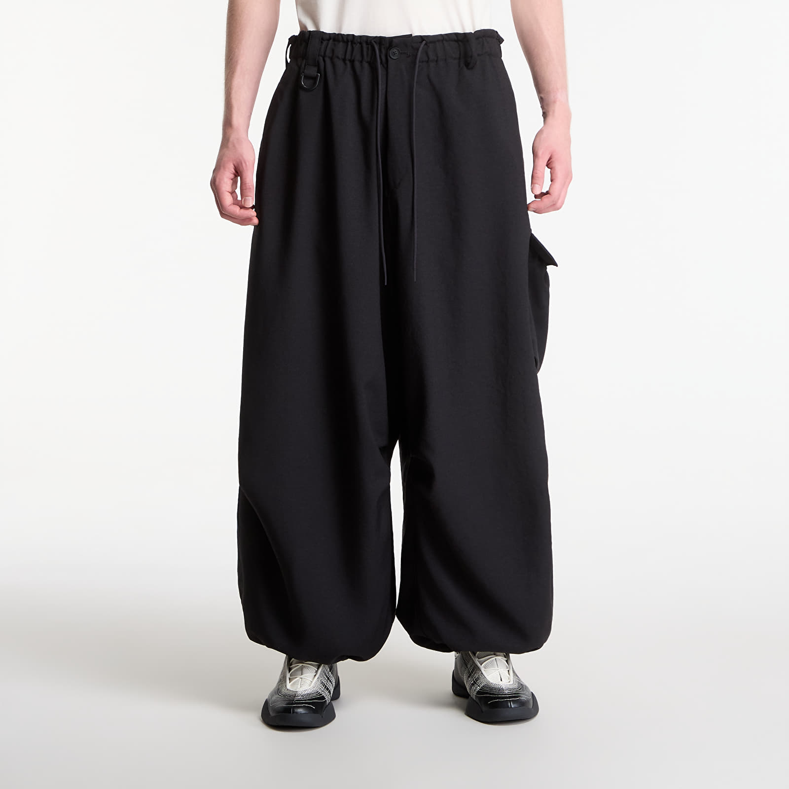Hosen Y-3 Sport Uniform Wide Cargo Pants Black