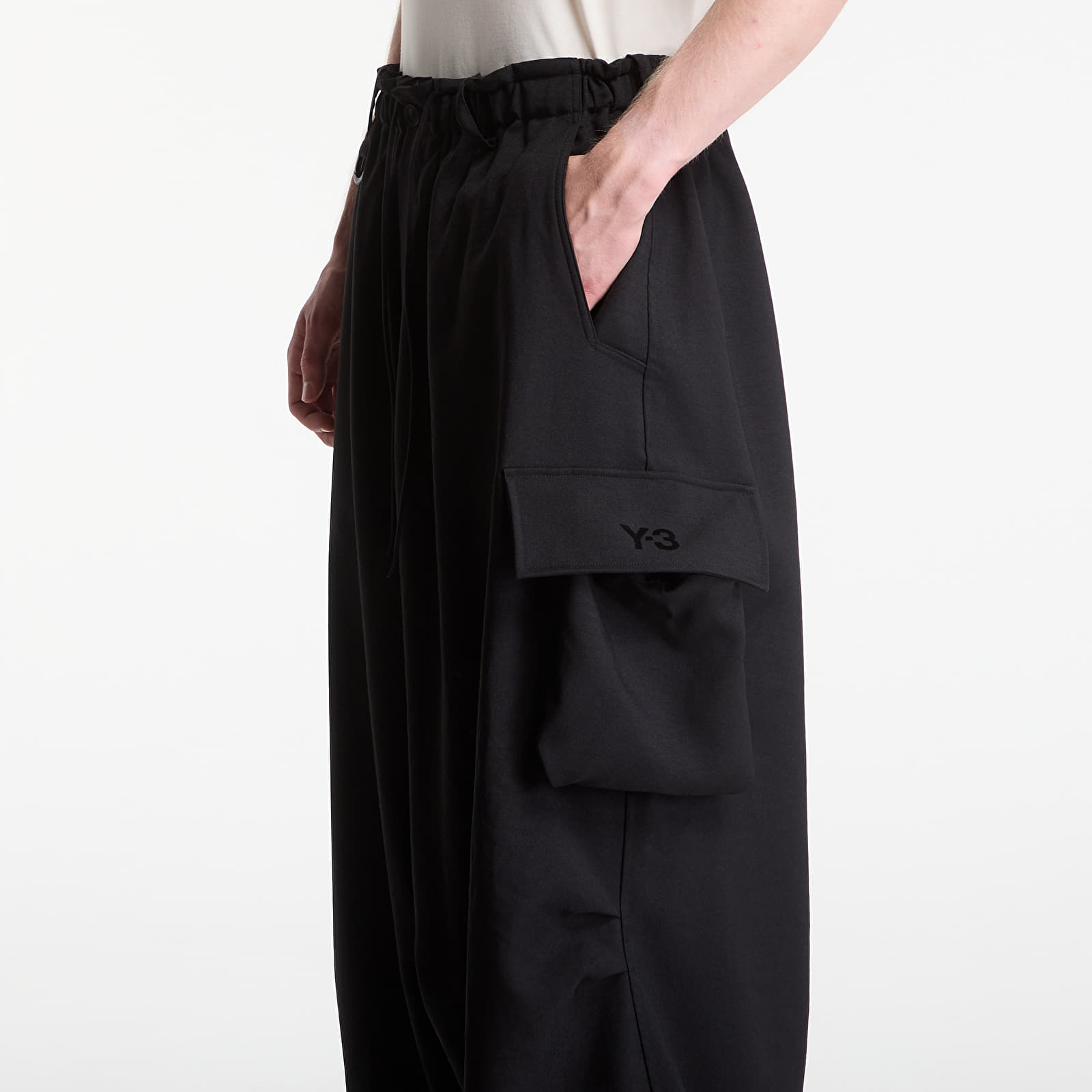 Hosen Y-3 Sport Uniform Wide Cargo Pants Black
