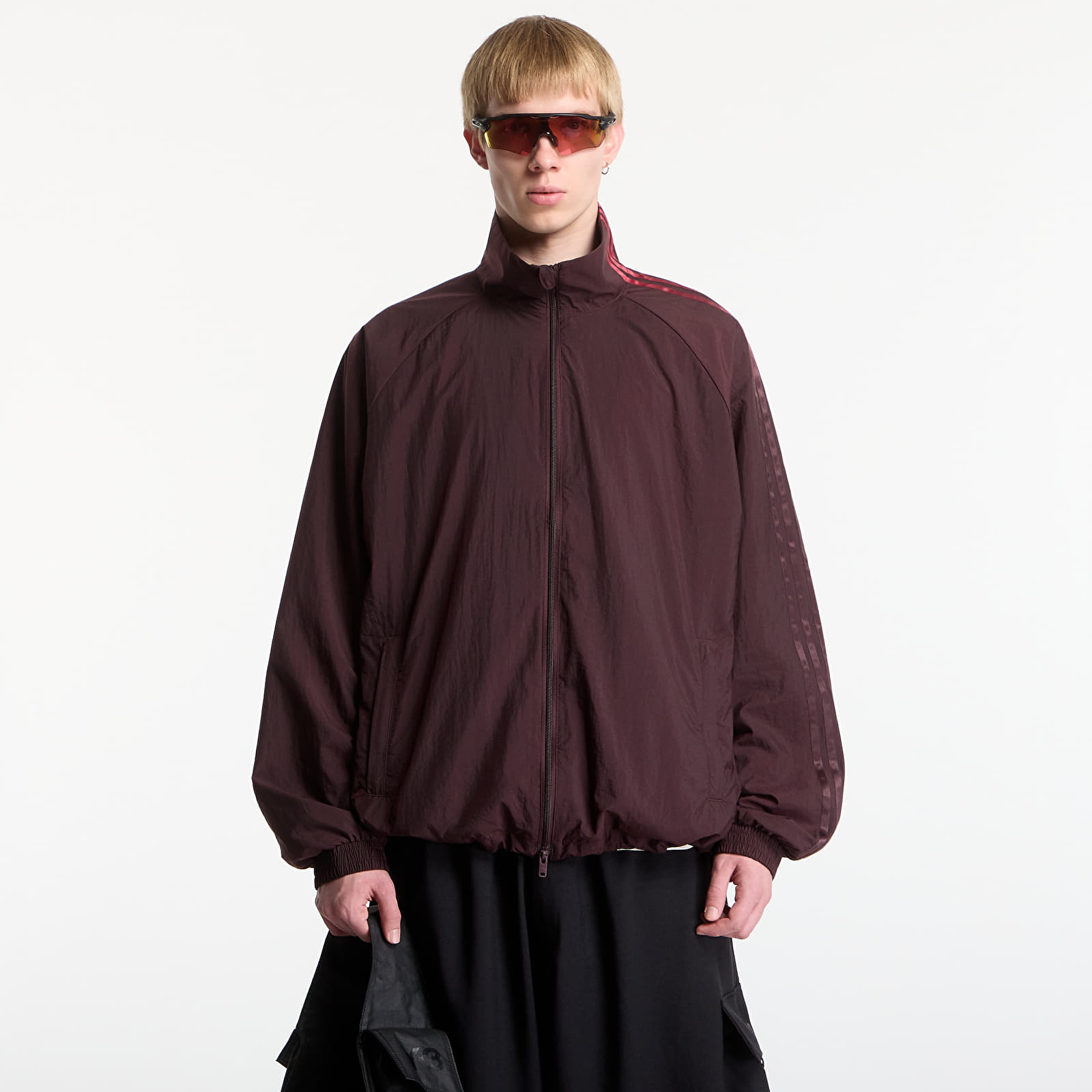 Jackets Y-3 Gradient 3 Stripes Nylon Track Top Night Red