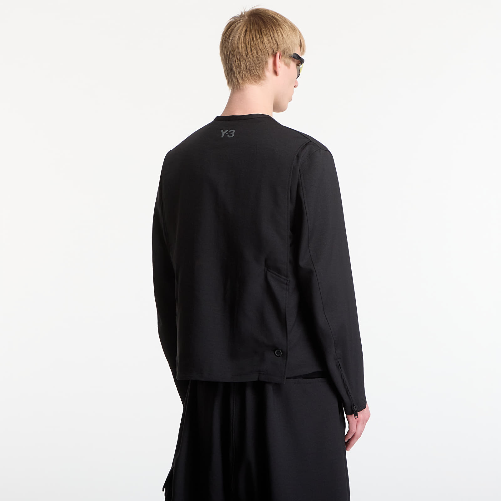 Men's jackets Y-3 Sport Uniform Adaptive Collarless Blouson Black