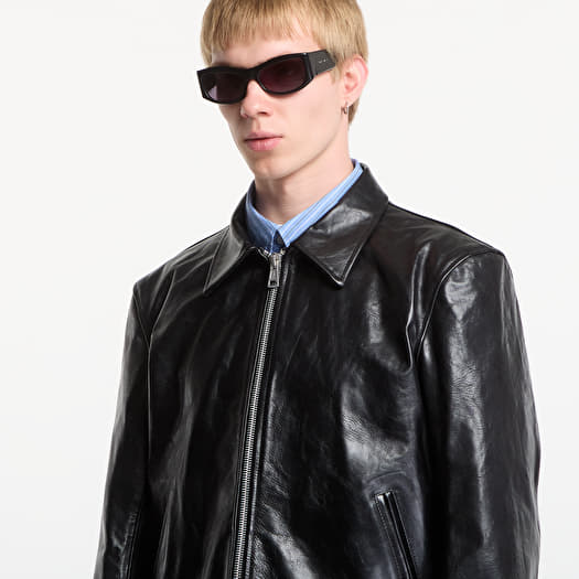 OUR LEGACY Mini Jacket Top Dyed Black Leather | Footshop