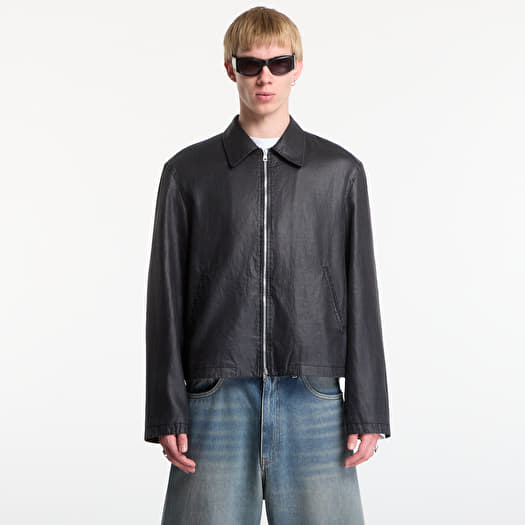 Chaqueta OUR LEGACY Mini Jacket Worker Lacquer Black Mirror Tencel