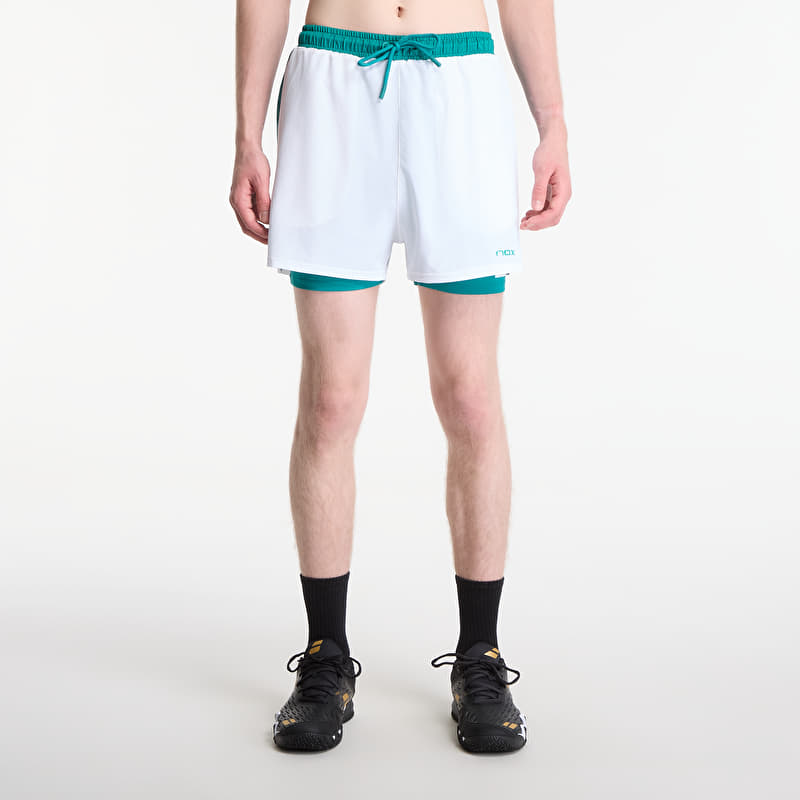 Šortky Nox Pro Shorts White/ Ivy Green