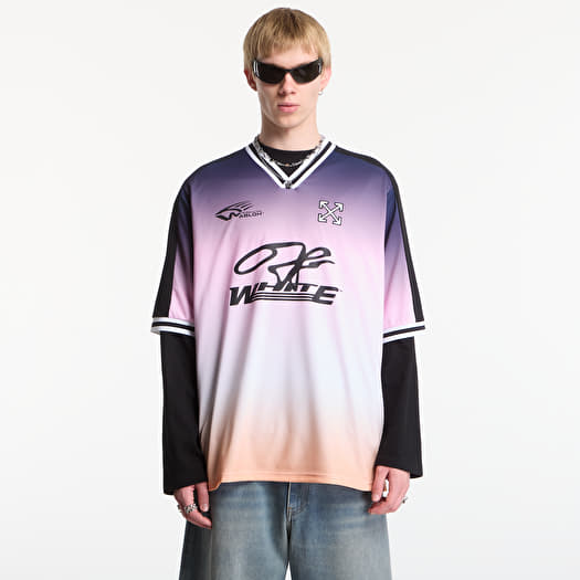 T-shirt Off-White Degradè Soccer Tee UNISEX Bellini Black